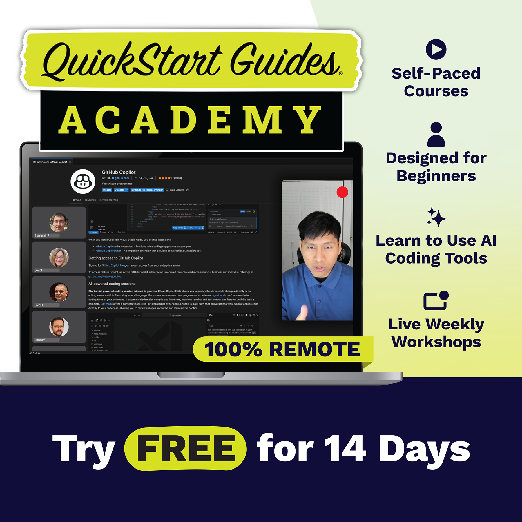 QuickStart Guides Academy: Programming and Tech