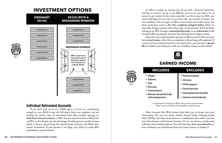 Retirement Planning QuickStart Guide by Ted Snow CFP MBA ISBN 978-1-63610-024-1 in spiral-bound format. #format_spiral-bound