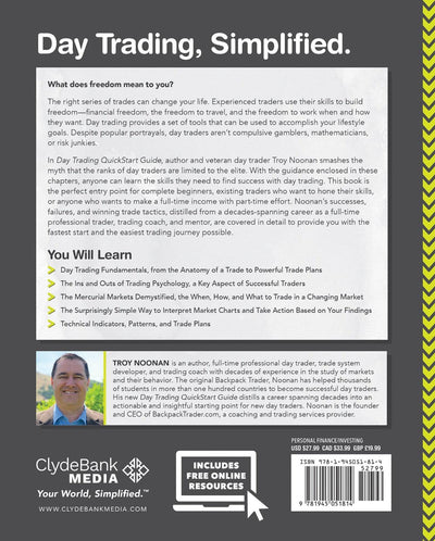 Day Trading QuickStart Guide by Troy Noonan ISBN 978-1-945051-81-4 in paperback format. #format_paperback