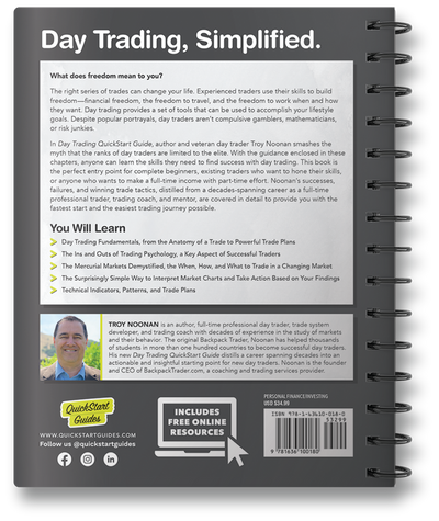 Day Trading QuickStart Guide by Troy Noonan ISBN 978-1-63610-020-3 in spiral-bound format. #format_spiral-bound