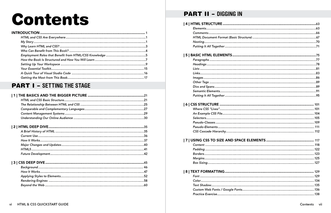 HTML & CSS QuickStart Guide by David DuRocher ISBN 978-1-63610-023-4 in spiral-bound format. #format_spiral-bound