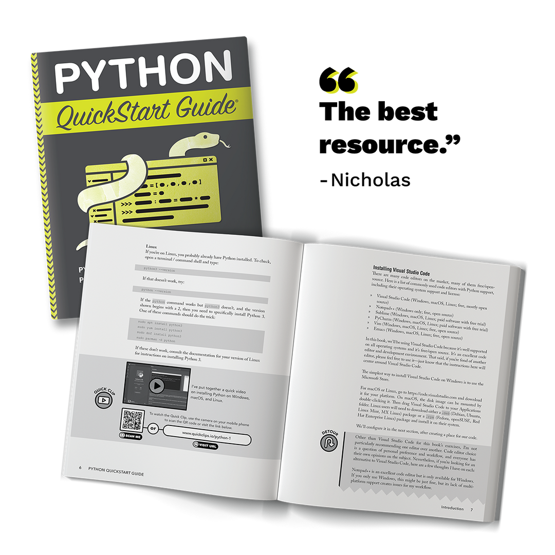 QuickStart Guides Programming Bundle