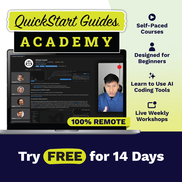 QuickStart Guides Academy: Programming and Tech