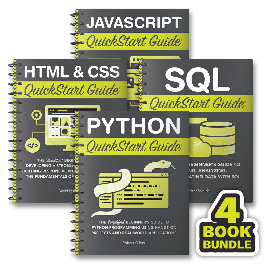 Python Quick Start Cover QuickStart Guides Programming Bundle