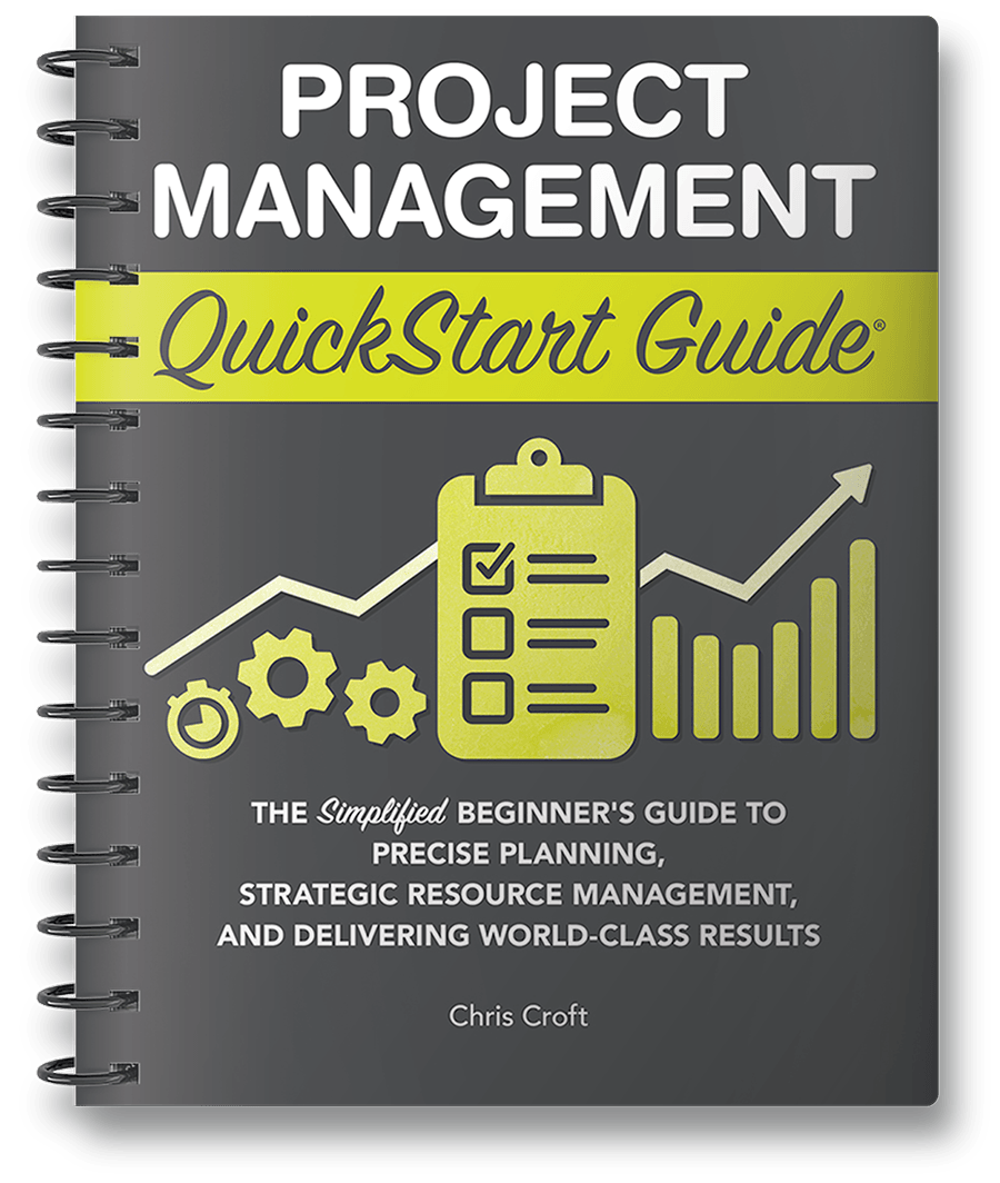 Project Management QuickStart Guide by Chris Croft ISBN 978-1-63610-061-6 in spiral-bound format. #format_spiral-bound