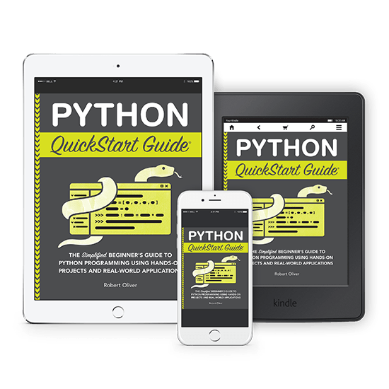Python QuickStart Guide by Robert Oliver ISBN 978-1-63610-036-4 in ebook format. #format_ebook