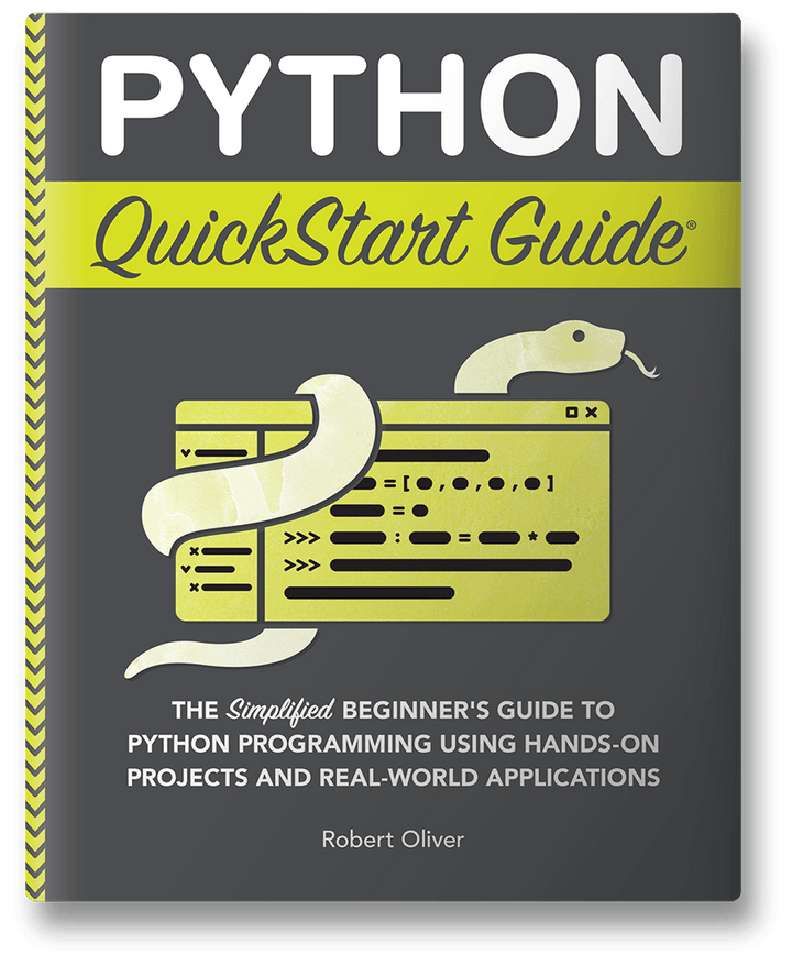 Python QuickStart Guide by Robert Oliver ISBN 978-1-63610-035-7 in paperback format. #format_paperback