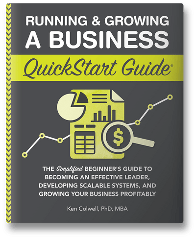 Running & Growing a Business QuickStart Guide by Ken Colwell PhD MBA ISBN 978-1-63610-063-0 in paperback format #format_paperback